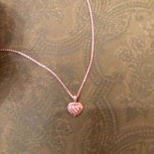 David yurman heart necklace/little girl